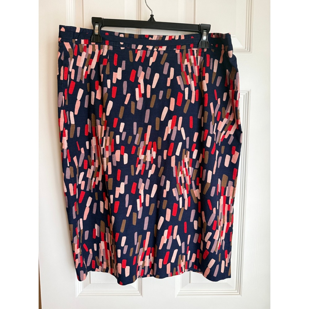 Boden Brushstroke Pencil Skirt 14L